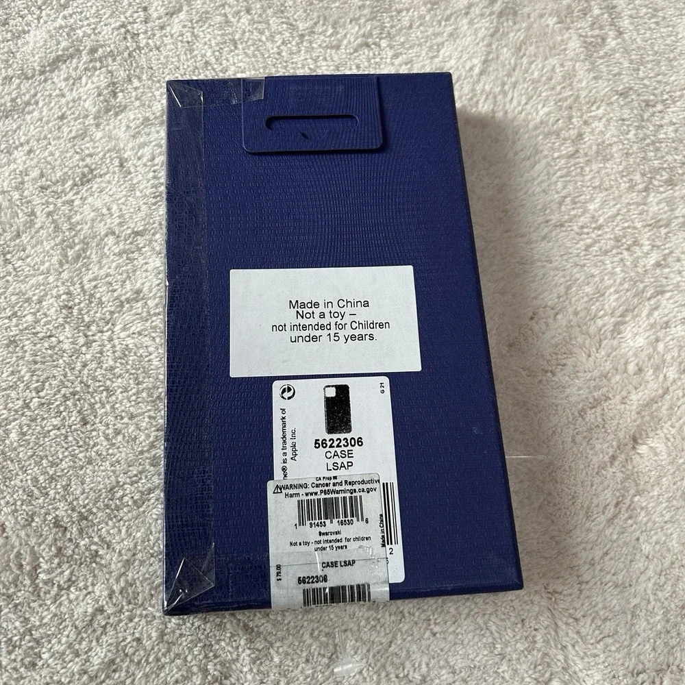 Swarovski Smartphone‎ Case Glam Rock iPhone 12 Pro Max Crystals Blue 5616362